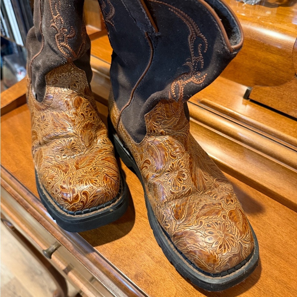 Justin Brown Western Boots